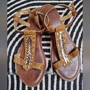 Freebird brown leather sandals 36